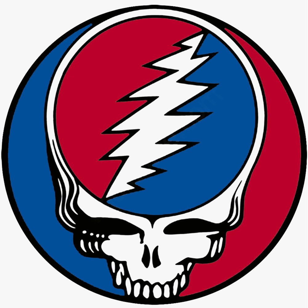grateful dead stickers liquid blue