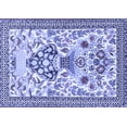 thumbnail image 1 of Ahgly Company Machine Washable Indoor Rectangle Animal Blue Traditional Area Rugs, 7' x 10', 1 of 4