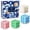 White   Blue   Pink   Green, variant on Scented Bubble Cube Candles for Home, Scented, 5.4 oz Soy Wax Aromatherapy Candle, Aesthetic Room Decor Cute Danish Pastel Large Decorative Shaped Candles Gifts - Freesia(White)