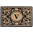 thumbnail image 1 of Nedia Home O2319V 22 x 36 Po Heavy Duty Coco Mat Monogrammé V, 1 of 1