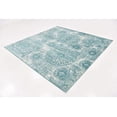 thumbnail image 2 of Unique Loom 3141568 8 x 8 ft. Grand Sofia Square Rug, Turquoise, 2 of 5