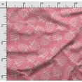 thumbnail image 2 of Soimoi Watercolor Fruit Print,Cotton Cambric, Quilting Fabric Sold by The Yard 42 Inch Wide, Medium Weight Cotton Fabric, SewingSupplies,Pink & White, 2 of 5