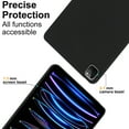 thumbnail image 6 of ELEHOLD Silicone Case For iPad 9th/8th/7th Generation Heavy Duty Shockproof Cover, Slim&Lightweight, Soft Skin-Friendly, Anti-Scratch Protective Tablet Cover, Black, 6 of 8