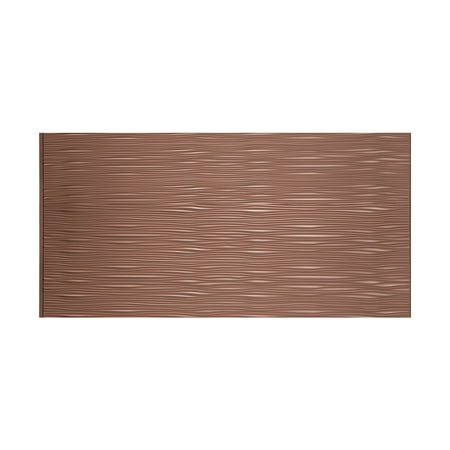 Fasade Waves Horizontal Argent Copper Decorative Wall Panel