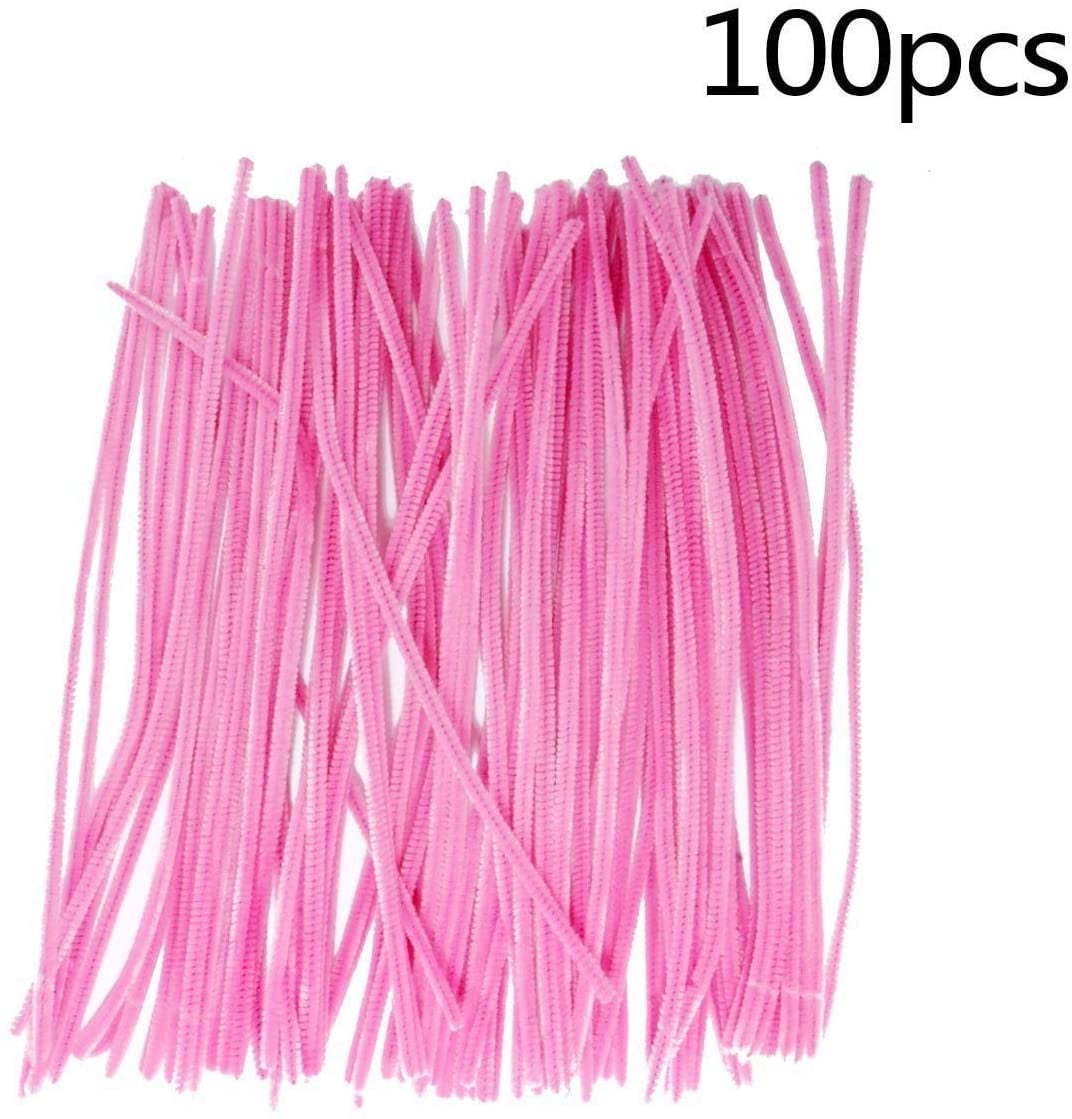 12 x 6mm Chenille Stems: Pink – The Wreath Shop