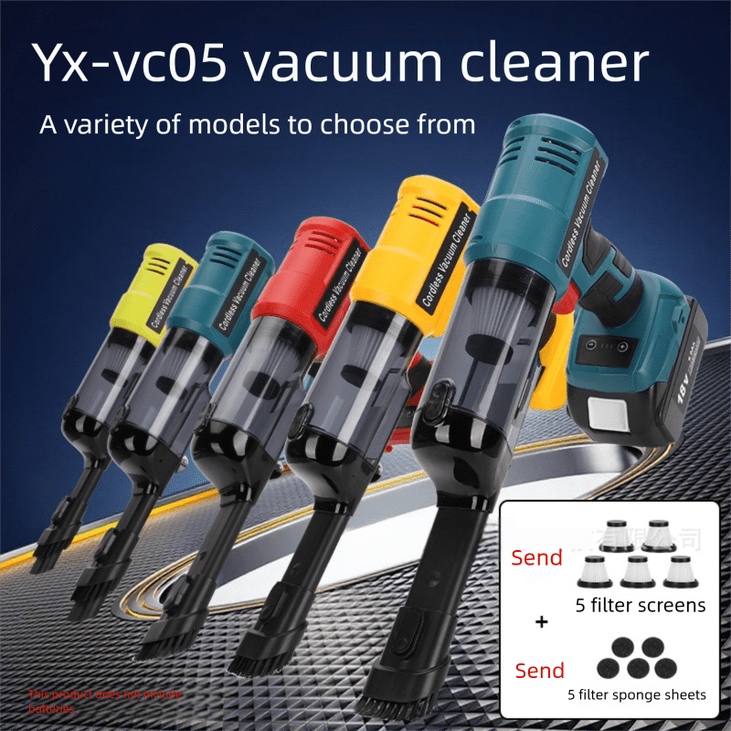 Cordless Handheld Vacuum Cleaner for Ma*kita 18V Battery, Wet Dry Use,Wireless Handheld Vacuum for Car,Home, Boat,Workshop, Pet Hair, Furniture Cleaning (Tool Only No Battery)