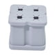 thumbnail image 2 of Soporte para cabezales de cepillo de dientes eléctrico Macarena organizador independiente Rejilla gris 4, 2 of 8