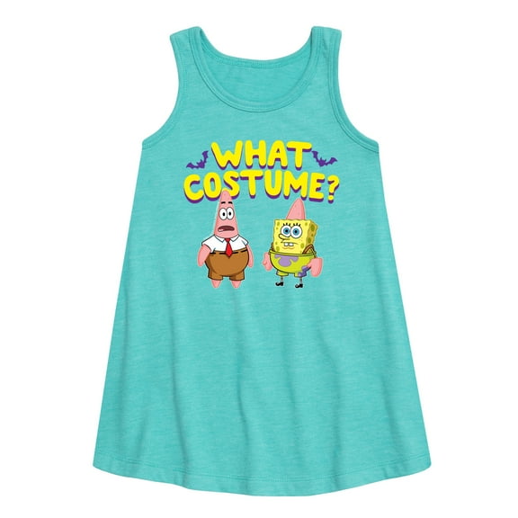 SpongeBob SquarePants - What Costume - Girls Aline Dress