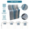 thumbnail image 7 of Table Runners 108 Inches Long Dress Scarves, Blue Wood Grain Farmhouse Coffee/Dining/Kitchen Table Runner for Living Room, Farmhouse Vertical Stripes Distressed Plank 13x108 Inch, 7 of 7