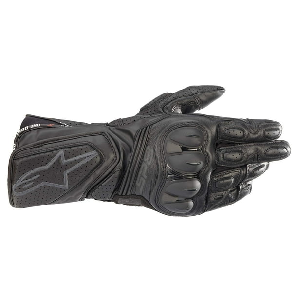 Guantes Alpinestars SP-8 V3 de cuero negro/negro (grandes)