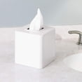 thumbnail image 2 of Funda para caja de pañuelos mDesign Unity Collection, acero blanco, 2 of 5