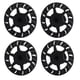 thumbnail image 5 of 4x Metal Brake Discs, Aluminum Alloy Brake Disk, /6 Desert Trucks , Negro Yotijar Disco del freno, 5 of 5