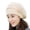 Beige, variant on BWASD Winter Hat for Women Men Winter Solid Color Floral Beret Warm Crochet Knit Beanie Warmth Ultra-Soft Headwear for Cold Weather Daily Wear
