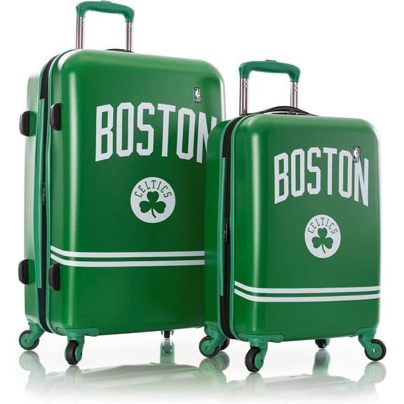 Heys 26" 2 Piece Booston Celtics Carry-On Spinner Luggage Set, Green