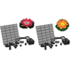 thumbnail image 1 of Fuente Solar Lotus Bomba Fuentes Solares para Baño Pájaros () Rojo, 1 of 6