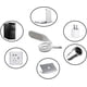 thumbnail image 5 of Lámpara USB TUNC regulable luz nocturna LED 18 LED 3 niveles de brillo cuello de cisne flexible luz de lectura para teclado computadora PC portátil, 5 of 5