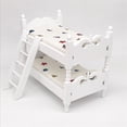 thumbnail image 4 of Mini cama de madera con impresión colorida, muebles de casa de muñecas, casa de muñecas de simulación para niños, juguetes educativos, regalos 1:12 Monstrate WJ3056-02, 4 of 6
