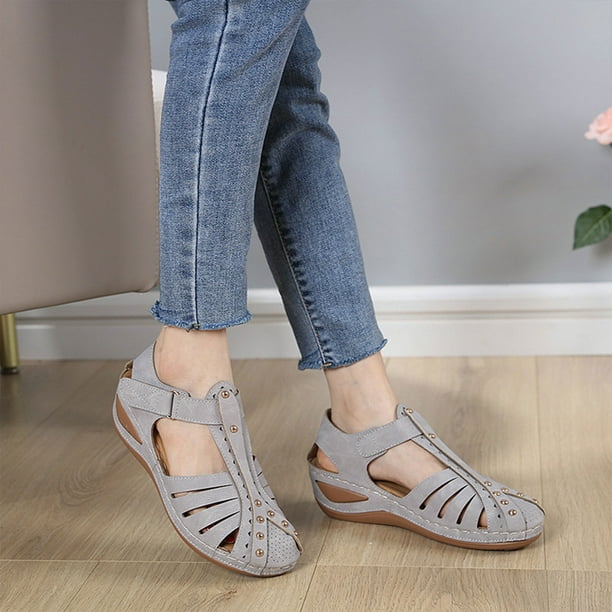 Casual comfort wedge sandals 2025