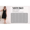 thumbnail image 7 of MOYIKO Summer Dresses for Women Casual V Neck Sleeveless Sundresses Beach Vacation Black Tank Short Dress with Pockets, 7 of 7