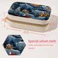 thumbnail image 5 of Christmas Velvet Portable Necklace Holder with Removable Compartment - Earring Organizer, Jewelry Boxes, Organizer Box - Gift, 5 of 7