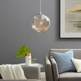 thumbnail image 5 of Modern Contemporary Urban Design Living Lounge Kitchen Room Chandelier Pendant Ceiling Light Fixture, Glass, Clear Silver, 5 of 5