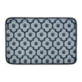 thumbnail image 1 of Design Imports DII Navy Lattice Paw Pet Mat, 1 of 2