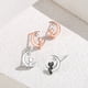 thumbnail image 3 of Pendientes de gato Moon Love de plata de ley 925, bonitos pendientes de Joker con forma de corazón para niña, diseño de nicho, ligeros y cómodos, 3 of 6