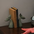 thumbnail image 4 of Zeckos Cast Iron Whale Tail Home Decor Sculpture Bookends Set of 2, 4 of 10