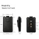 thumbnail image 2 of noir-sac De Ceinture Cuir Pour Tlphone Portable Noir, Pochette En Cuir Smartphone Ceinture, Vertical Ceinture Clip Sacoche Etui Tlphone Portable S, 2 of 5