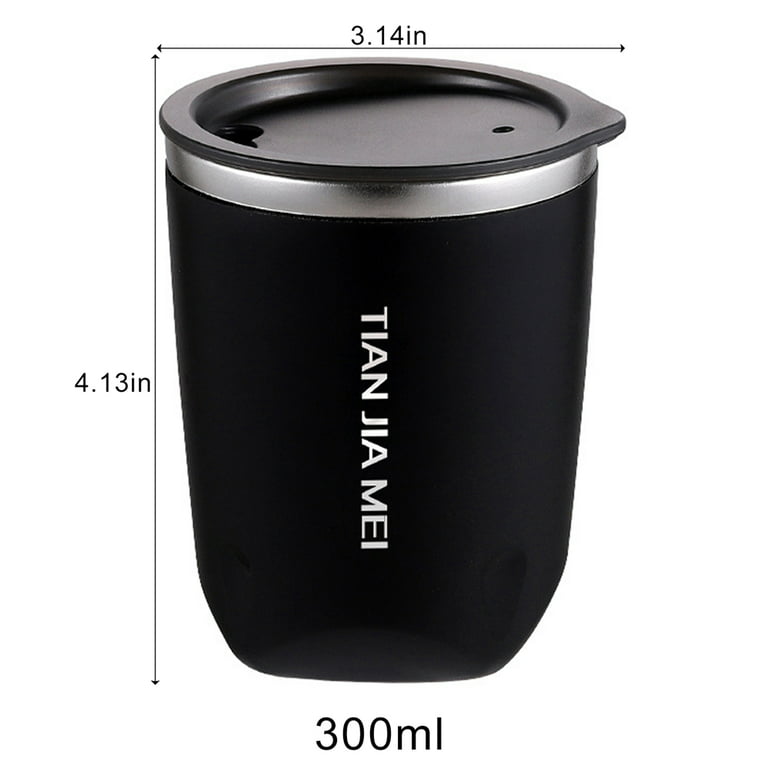 Puraville Insulated Tumblers with Lid, 14 oz Travel Coffee Mug  Stainless Steel Vacuum Thermos Cup, 10/14 oz Leak Proof Reusable Double  Walled Coffee Tumbler for Iced and Hot Drinks,Cream: Tumblers