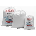 thumbnail image 2 of Darling Souvenir White Ahoy It'S Boy Baby Shower Party Supplies Gift Pouches Favor&nbsp;Candy Bags&nbsp;15 Pieces, 2 of 5