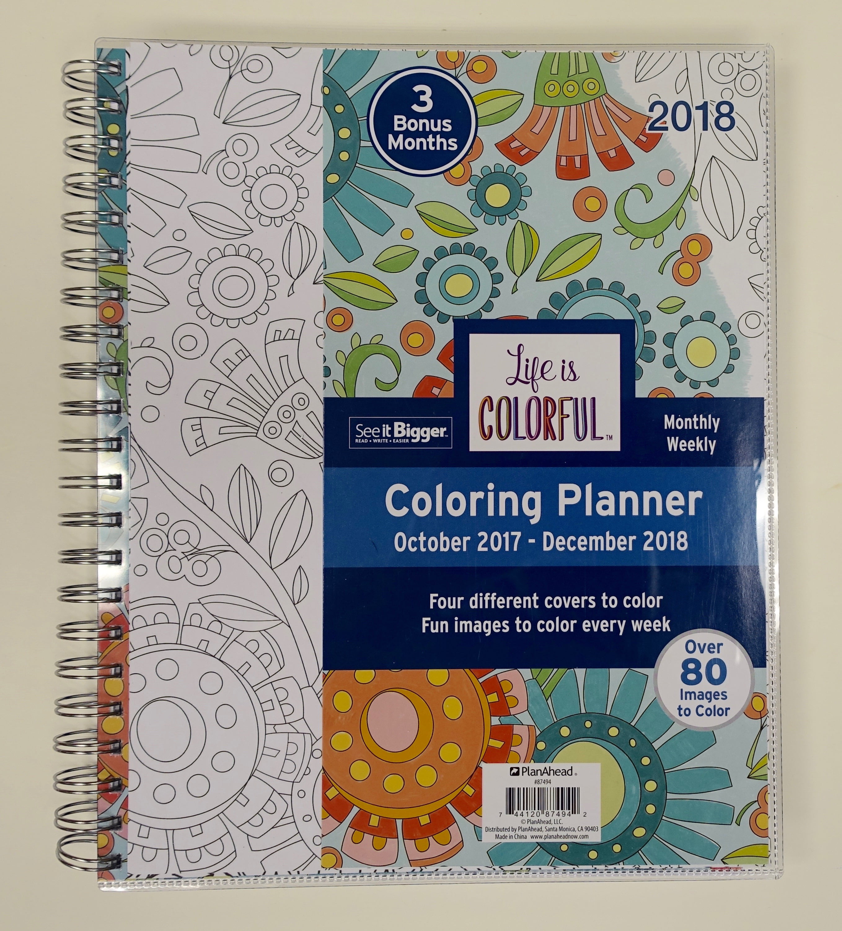 Plan ahead SIB Large Coloring MW Planner