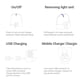 thumbnail image 1 of Gorro de punto brillante, gorro de punto con LED, gorro cálido recargable, gorro de punto con luz LED, diseño de última generación, 1 of 8