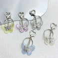 thumbnail image 3 of Aellinatey Delicate Butterfly Keychain Transparent Key Rings Colorful Key Chain Adornment, 3 of 20