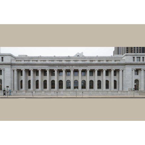 Print Exterior. The Robert S. Vance Federal Building And U.S
