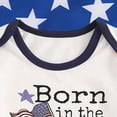 thumbnail image 5 of Baby Onesies Boy Infants Jumpsuit Cute Comfortable 4th Of July Outfit Baby Boy Girl Romper USA Bodysuit Fourth Of July Memorial Summer Bodysuit, 5 of 7