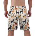 thumbnail image 3 of NICKSUN Men's Swim Trunks, Cute Print Quick Dry Summer Board Beach Shorts with Mesh Lining and Pockets, 3 of 6
