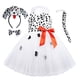 thumbnail image 2 of Vestido de tul con tutú de perro dálmata para fiesta de cumpleaños de niñas, vestidos de tul con lunares, disfraz de cachorro, disfraz de Halloween para niños, 2 of 5