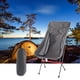 thumbnail image 4 of Silla con respaldo plegable para exteriores Silla de playa portátil para acampar y pescar para viajes Picnic Senderismo Mochilero Yuarrent LF000041-02B, 4 of 7