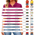 thumbnail image 3 of bovemsi Workout Tops for Women Collared Three-Button Short Sleeve Breathable Daily Work Shirts Cute Summer Tops, 3 of 6