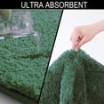 Walensee Shag Bath Rug, Non Slip Bath Mat for Bathroom, 24"x36", Hunter ...