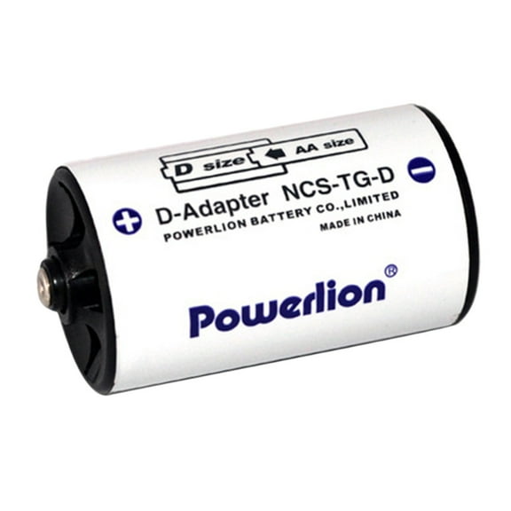 Battery Converter Adapter Housing Size AA to D Cover Box Switch