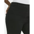 thumbnail image 4 of Time and Tru Women's High Rise Straight Leg Jeggings, 27.5" Inseam, Sizes XS-XXXL, 4 of 5