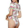 thumbnail image 2 of Zufioo Watermelon Women's Shapewear Bodysuits, Slimming Fit Body Suit,One Piece Bodysuit,Body Shaper,Easy To Put On and Take Off -Small, 2 of 7