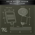 thumbnail image 6 of Classy Caps Solar Motion Sensor Security Light, 6 of 8