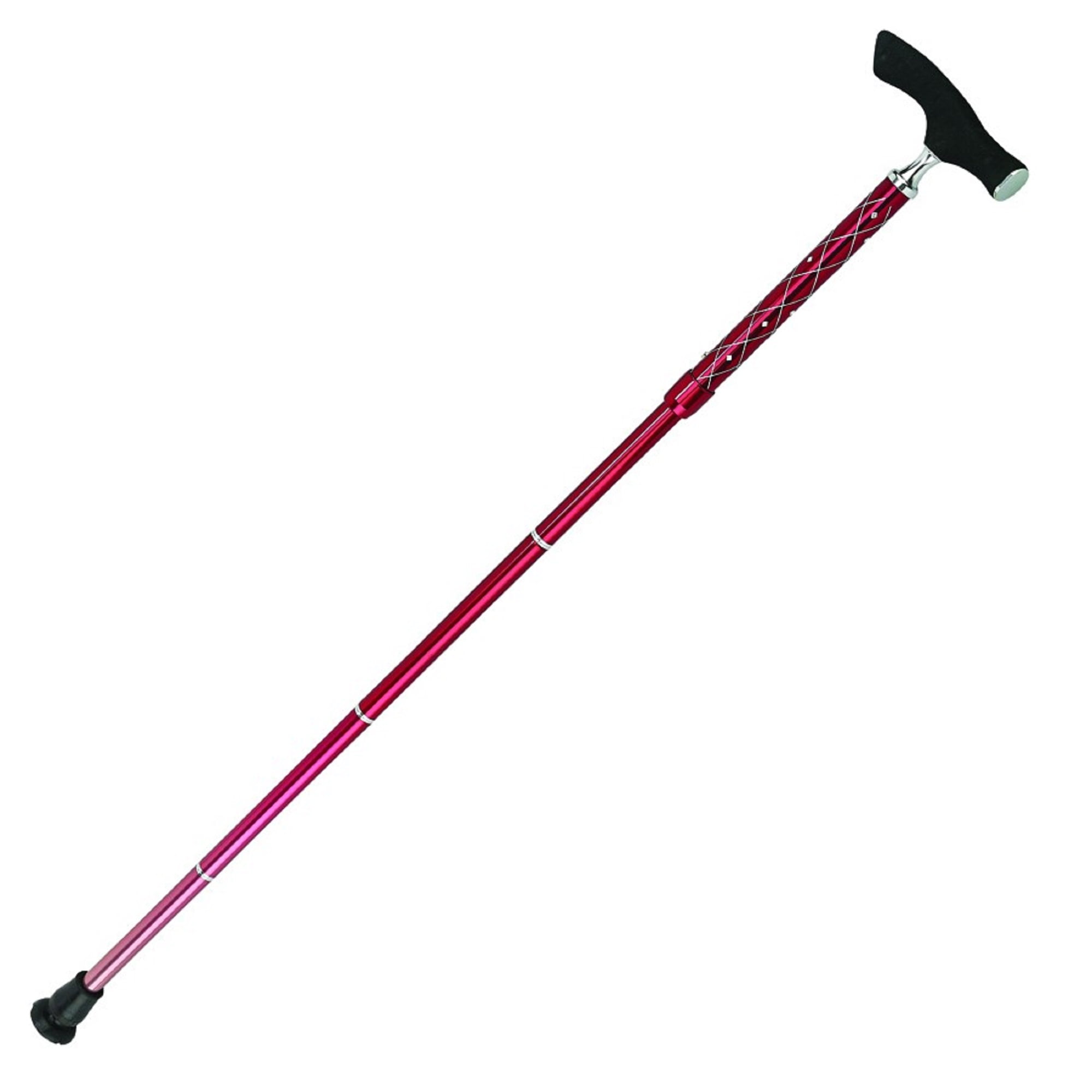 Harvy Canes Swarovski Fritz Folding Cane Walking Cane 33"37