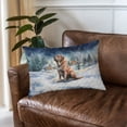 thumbnail image 3 of Hello Winter Mastiff Welcome Snowy Night Watercolor Vintage Quilt Pillowcase Mastiffs Dog Lover Gifts Idea Throw Pillow Cover Bed Home Decor - 01011, 3 of 5