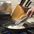 thumbnail image 5 of Stainless Steel Serving Tongs - 2 Pack Cooking Tongs Set For Barbecue, Cooking, Salad, Grilling, And Frying YGWL, 5 of 5