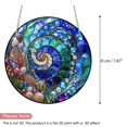 thumbnail image 3 of Rainbow Acrylic Suncatcher, Spiral Window Hanging Decor with Metal Frame for Home, Art Lovers Gift for Christmas and Birthday, 3 of 7
