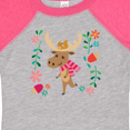 thumbnail image 4 of Inktastic Woodland Moose Spring Flowers Girls Baby Bodysuit, 4 of 5